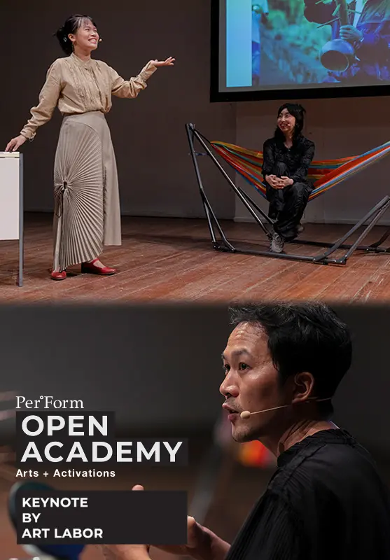 Per°Form Open Academy of Arts and Activations 2023 Presentation — Keynote by Art Labor