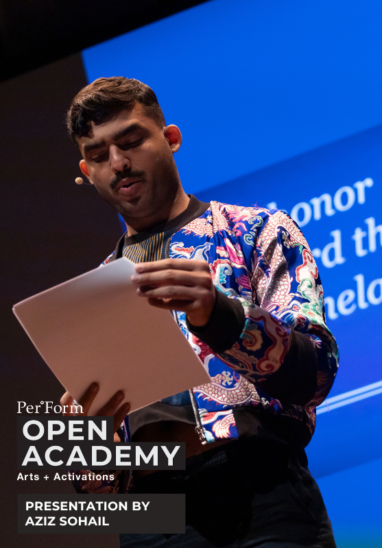 Per°Form Open Academy of Arts and Activations 2024 Presentation — Queer South Asian Dreaming and Kin-Making Through the Curatorial by Aziz Sohail