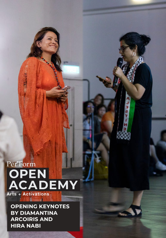 Per°Form Open Academy of Arts and Activations 2024 Opening Keynotes — Redesigning Ourselves & How to Love a Tree by Diamantina Arcoiris and Hira Nabi