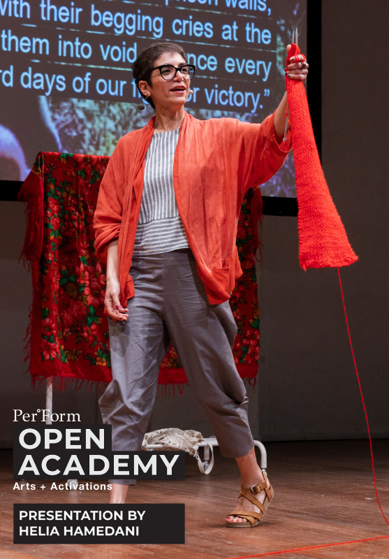 Per°Form Open Academy of Arts and Activations 2023 Presentation — Performing freedom: when WOMEN’S attitudes become form by Helia Hamedani